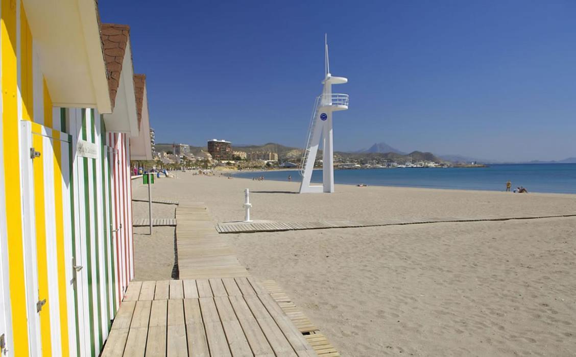 1ª Linea Del Mar 2 Habitaciones 2 Banos, Parking Subterraneo Incluido, Mascotas El Campello Exterior foto